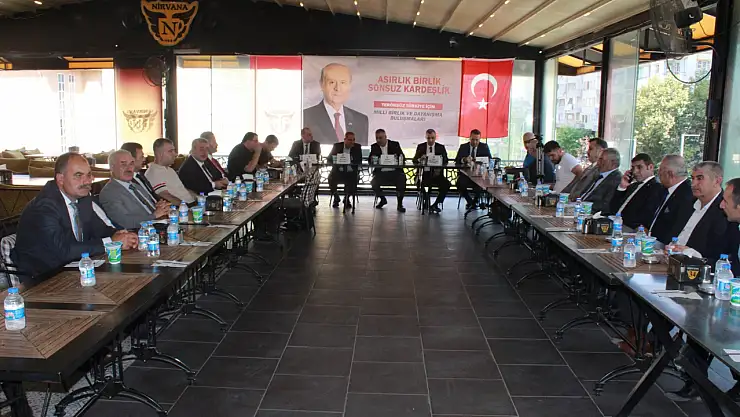 MHP Heyeti 'Türkiye İçin Millî Birlik ve Dayanışma Buluşmaları' Kapsamında Siirt'te