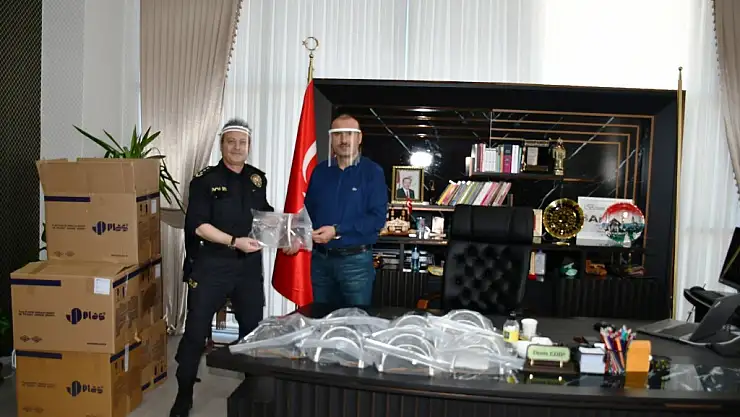 MİLLİ EĞİTİM'DEN EMNİYET'E MASKE DESTEĞİ