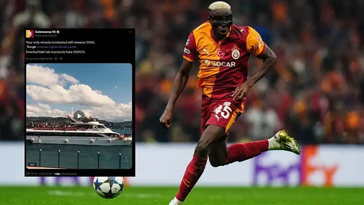 Osimhen sahneye çıktı! Galatasaray'dan Liverpool'a İstanbul göndermesi