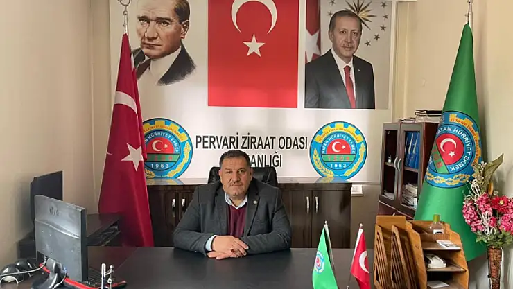 PERVARİ ZİRAAT ODASI BAŞKANI DİKEN, GÜVEN TAZELEDİ