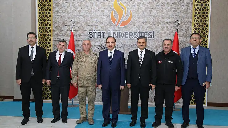 Rektör Şındak, Vali Dr.Kızılkaya'yı Makamında Ağırladı