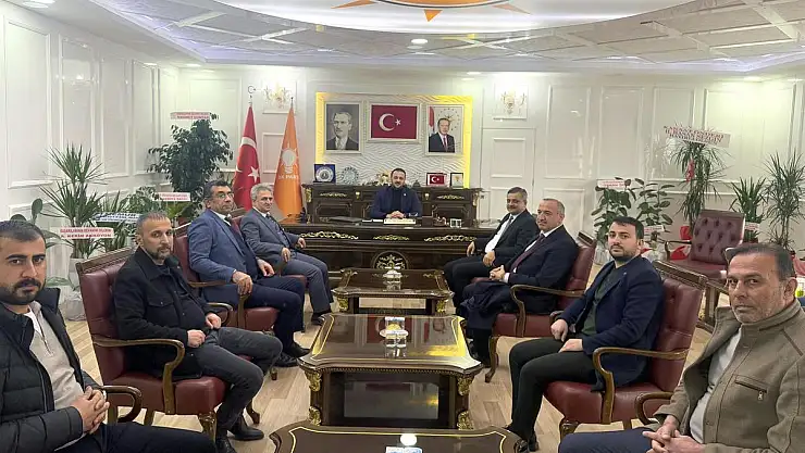Rektör Şındak'tan Ak Parti Siirt İl Başkanı Özturan'a Hayırlı Olsun Ziyareti