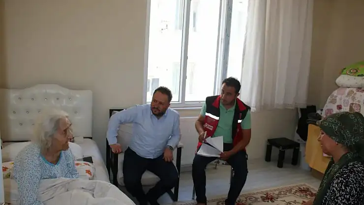 Siirt Aile ve Sosyal Hizmetler Müdürü Sabri Sidar'dan Ev Ziyaretleri