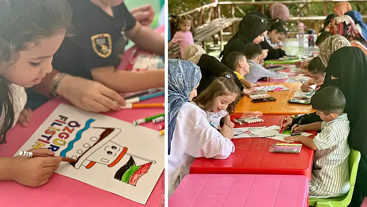 Siirt Alparslan Anaokulu'nda Filistin'e Destek Etkinliği: Miniklerden Barış Mesajı
