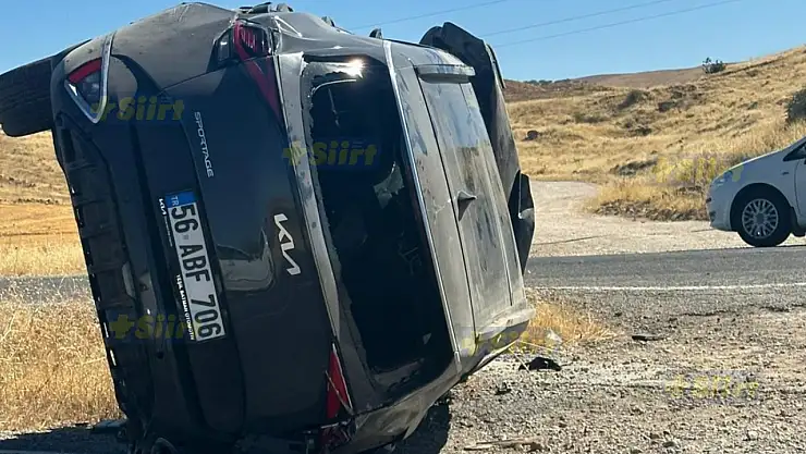 Siirt-Batman Kara Yolunda Kaza: Kadın Sürücü Yaralandı