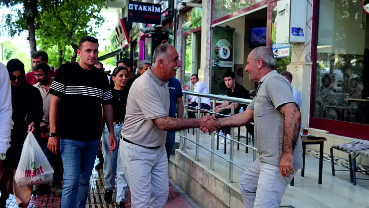 Siirt Belediye Eş Başkanı Mehmet Kaysi'den Esnaf Ziyareti