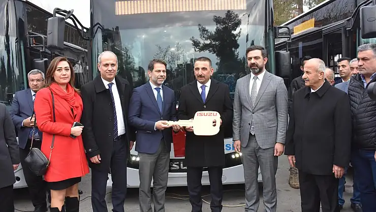 SİİRT BELEDİYESİNİN 11 ADET  NOVO CİTİ LİFE AT OTOBÜSÜ ANADOLU ISUZU'DAN
