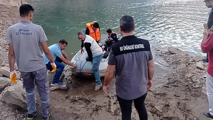 Siirt Çetin Baraj Gölü'nde İncelemeler Devam Ediyor