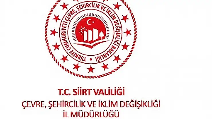 Siirt Çevre, Şehircilik ve İklim Değişikliği İl Müdürlüğünden Basın Açıklaması