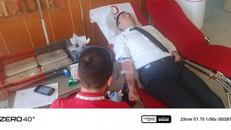 Siirt Cumhuriyet Başsavcısı Tuğan Sarıca, 32'nci Kez Kan Bağışında Bulundu