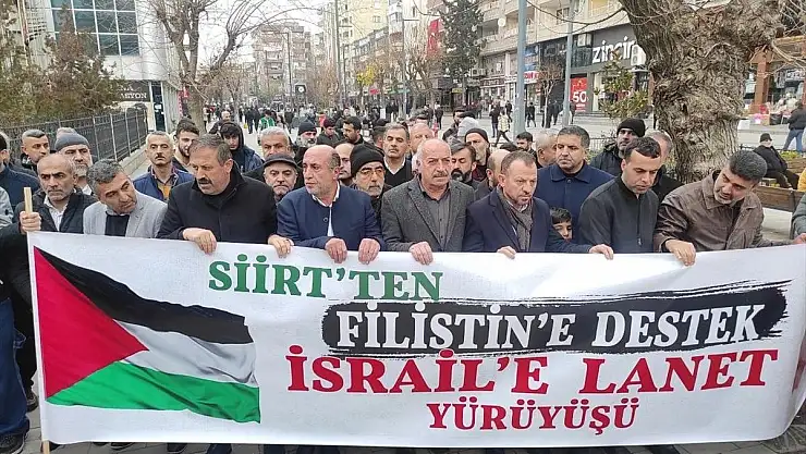 Siirt Dahil Bölgemiz İllerinde (Heniyye'ye Rahmet, İsrail'e Lanet) Mitingleri Düzenlendi