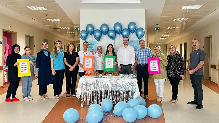Siirt Eğitim ve Araştırma Hastanesi'nde Dünya Emzirme Haftası Etkinliği Düzenlendi