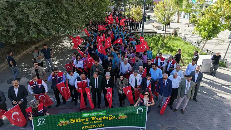 Siirt Fıstığı Doğa ve Kültür Festivali Coşkuyla Başladı