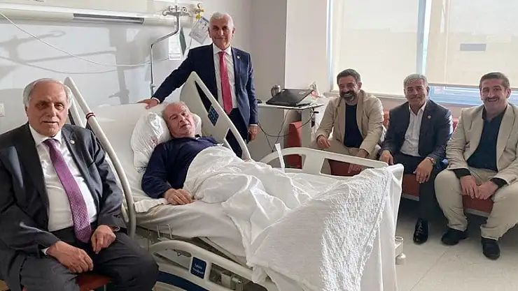 Siirt Heyetinden Ayhan Mergen'e Geçmiş Olsun Ziyareti