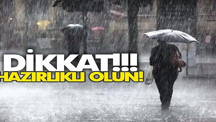Siirt İçin Sağanak Yağış Uyarısı