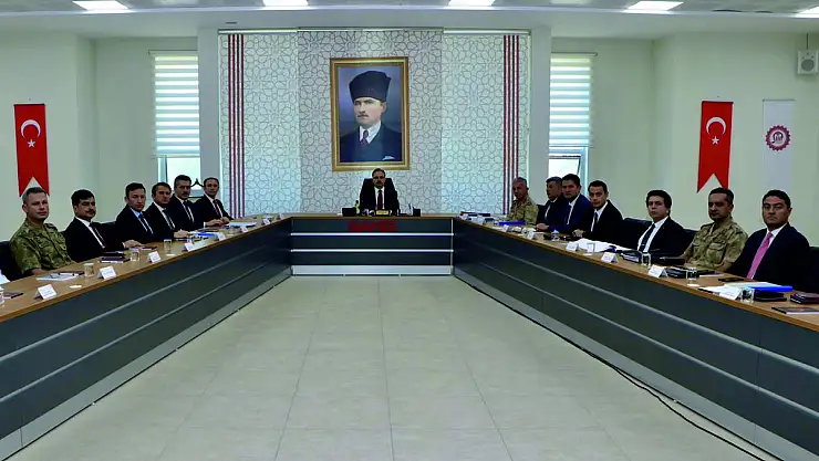 Siirt İl Güvenlik ve Asayiş Genel Kurul Toplantısı