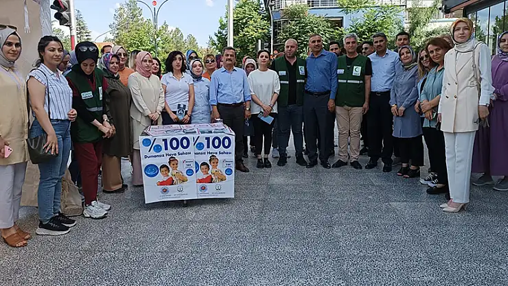Siirt İl Sağlık Müdürlüğü Öncülüğünde  31 Mayıs Dünya Tütünsüz Günü Etkinlikleri Düzenlendi