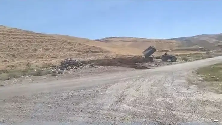 Siirt'in Doğa Harikası Yoluna Çöp ve Hafriyat atılıyor!