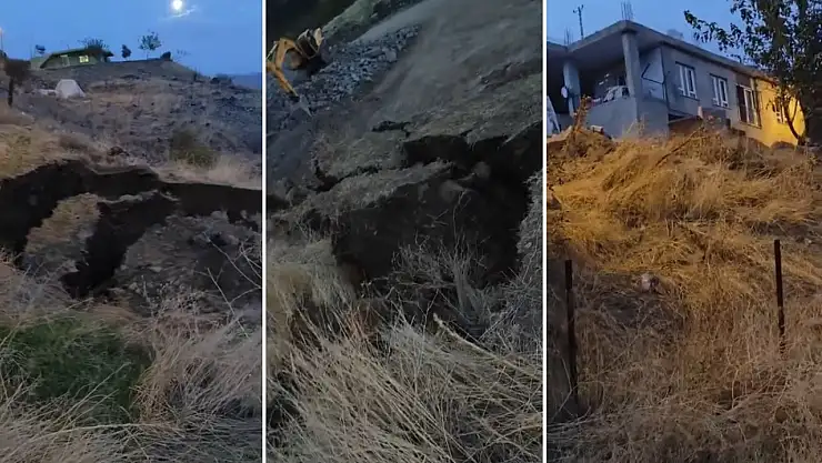 Siirt'in O İlçesinde Toprak Kayması Endişe Yarattı! Vatandaşlar Korku İçinde!