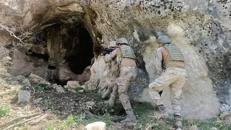 Siirt Mağara ve Sığınak İmha Edildi