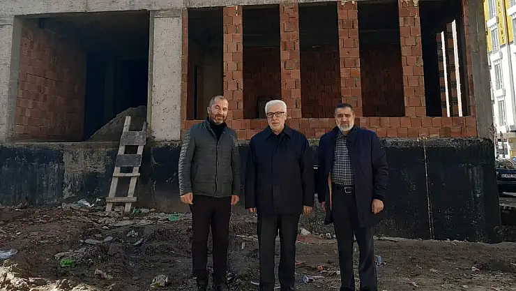 Siirt Müftüsü Şakir Pinal Kur'an Kursu İnşaatlarını İnceledi