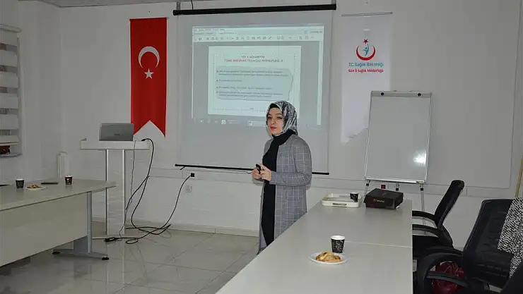 Siirt Sağlık Müdürlüğünce Diyabet Eğitimi Verildi