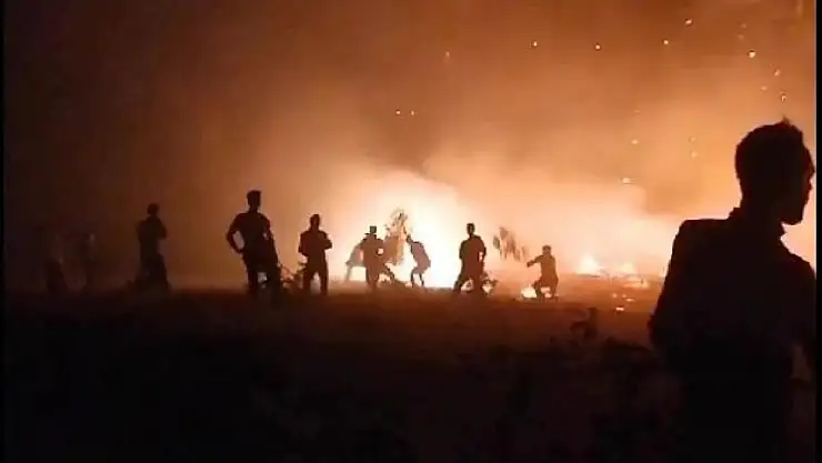 Siirt/Şirvan'a Bağlı Köyde Yangın!
