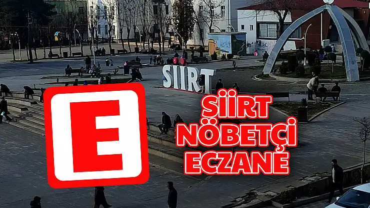 Siirt'te 12 Kasım 2025 Çarşamba Günü Nöbetçi Eczaneler - Siirt Nöbetçi Eczaneler
