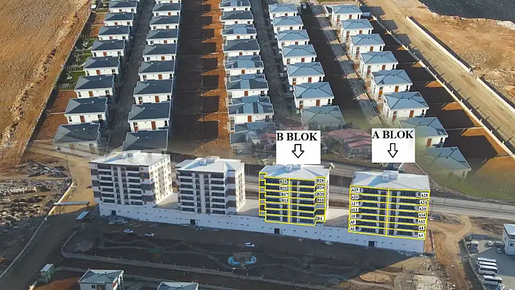 Siirt'te 29 villa, 45 konut ve 4 dükkan kiraya verilecek