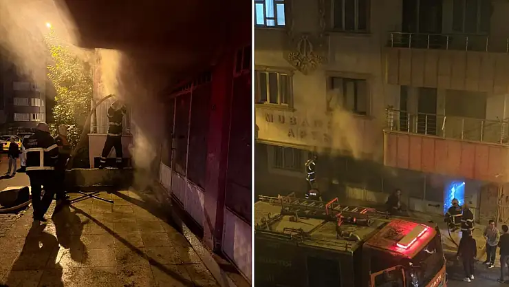 Siirt'te Depoda Yangın: Çok Sayıda Gıda Malzemesi Zarar Gördü