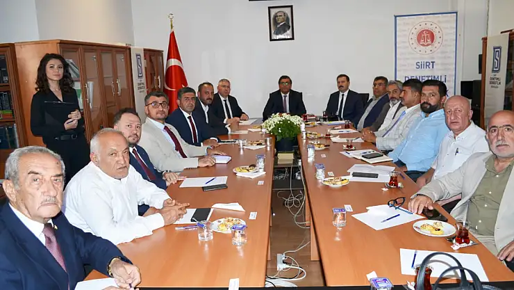 Siirt'te Koruma Kurulu Eylül Ayı Toplantısı Yapıldı
