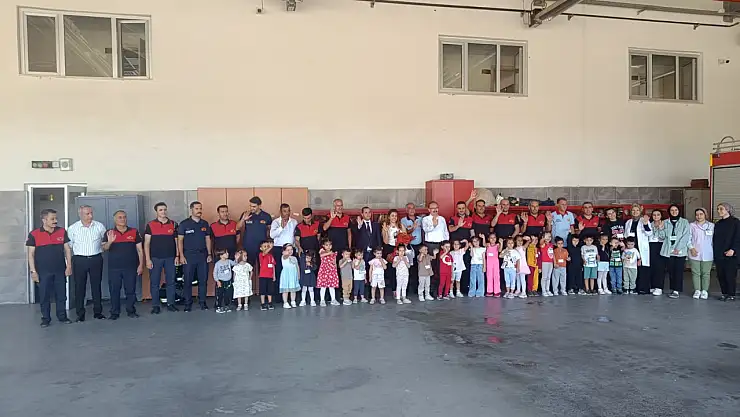 Siirt'te Miniklerden İtfaiye Haftası Ziyareti