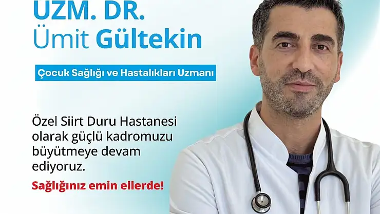 Siirt'te Özel Duru Hastanesi Kadrosunu Güçlendiriyor! 2 Yeni Uzman Doktor Göreve Başladı