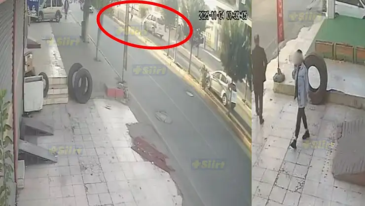Siirt'te polis otosunun çarptığı genç kadın ağır yaralandı: O anlar kamerada