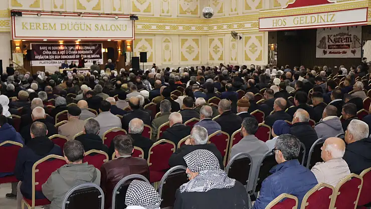 Siirt'te Sürecin Anlatıldığı Halk Buluşması Düzenlendi