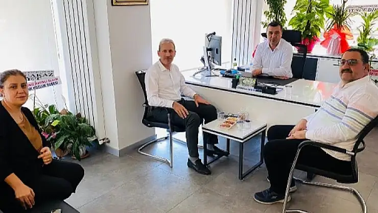 Siirt TSO Başkan Vekili Çalapkulu'dan  Halk Bankası Müdürü Osman Dirikulu'ya Ziyaret