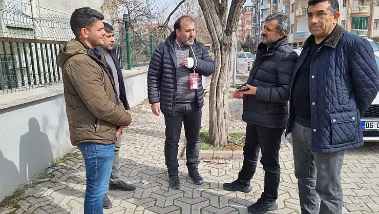 SİİRT ÜNİVERSİTESİ REKTÖRÜ DEPREM BÖLGESİ MALATYA'DA