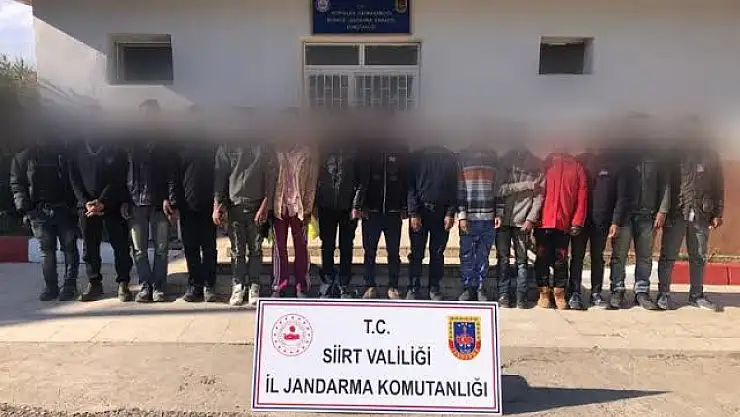 Siirt Valiliği, Son 3 Ayda 286 Kaçak Göçmen Hakkında İşlem Yapıldığını ve 8 Organizatörün Tutuklandığını Duyurdu