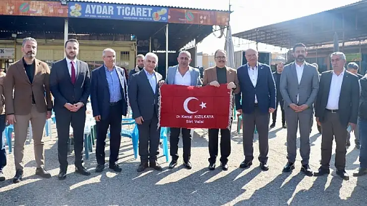 Siirt Yaş Meyve ve Sebze Komisyoncuları Derneği Başkanı Halit Aydar, Güven Tazeledi
