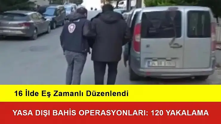 Siirt'in de Aralarında Bulunduğu 16 İlde Yasa Dışı Bahis Operasyonu!