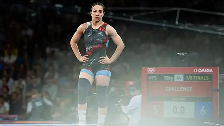 Siirtli Milli Güreşçi Evin Demirhan Yavuz, Paris 2024'te Son 16'da Mağlup Oldu!