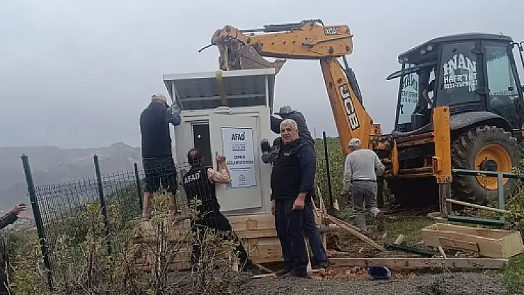 Siirt'te 6. Deprem Gözlem İstasyonu Kuruldu
