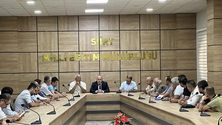 Siirt'te Destekleme ve Yetiştirme Kursları Toplantısı Yapıldı