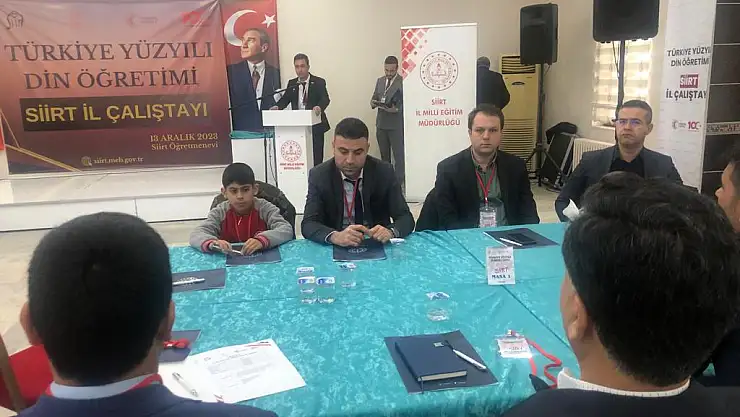 Siirt'te Din Öğretimi İl Çalıştayı Düzenlendi