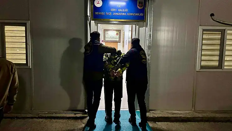 Siirt'te Hakkında 18 Yıl Kesinleşmiş Hapis Cezası Olan Firari Yakalandı!