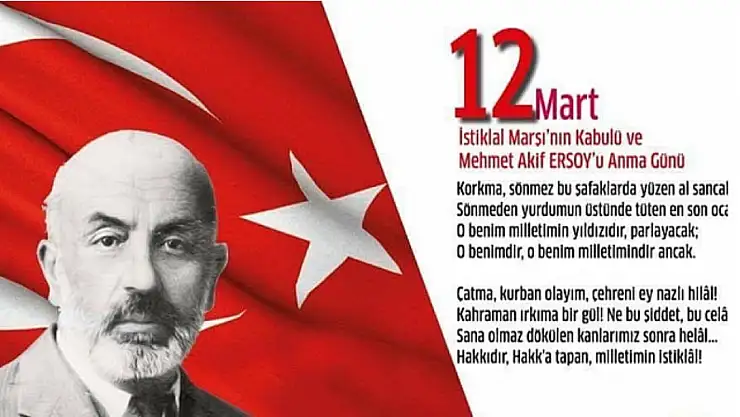 Siirt'te İstiklâl Marşı'nın Kabulü ve Mehmet Akif Ersoy'u Anma Günü Etkinlikleri Programı Açıklandı