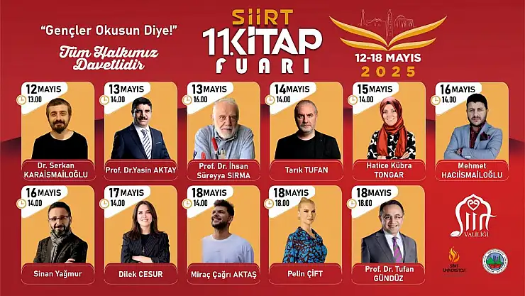 Siirt'te Kültür Şöleni: 11. Kitap Fuarı Gençler İçin Kapılarını Açıyor!