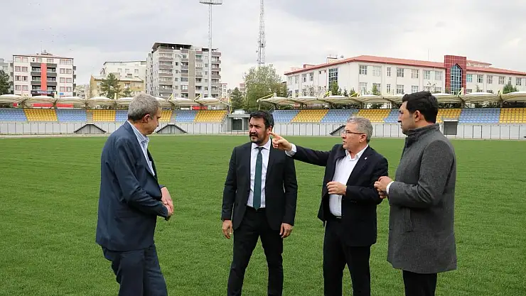 Siirt'te Play-Off Heyecanı Öncesi Atatürk Stadında İnceleme