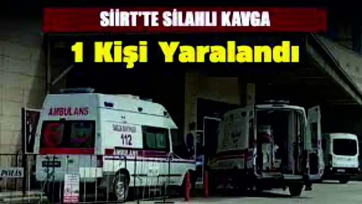 Siirt'te Sabahın 4'ünde Silahlı Kavga!