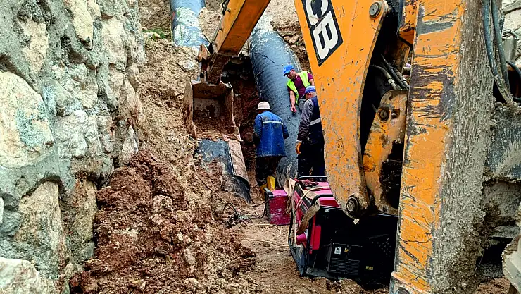 Siirt'te Su Kesintisine Neden Olan Arıza SİSKİ Tarafından Hızla Giderildi